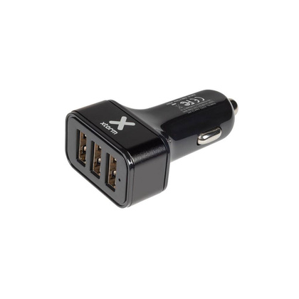 XTORM Adapter samochodowy 3 USB 2,4A