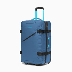 Średnia walizka PUCCINI COLORADO EM50249B 7A Niebieska