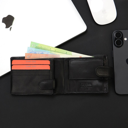 Portfel męski skórzany PIERRE CARDIN YS601 323A Czarny