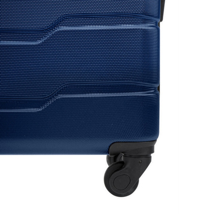 Średnia walizka PUCCINI ALICANTE ABS024B 7A Granatowa