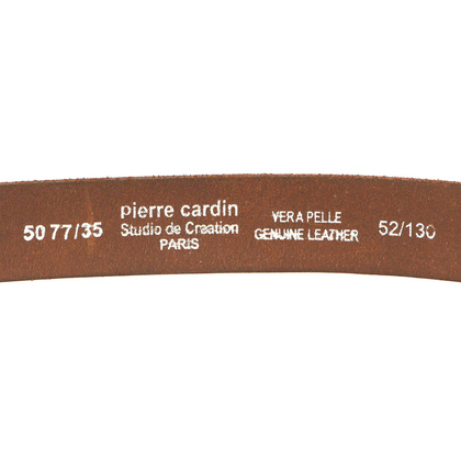 Pasek skórzany męski PIERRE CARDIN 5077 KAM02 Czarny
