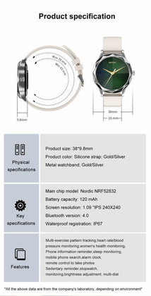 SMARTWATCH PACIFIC 27 - CIŚNIENIOMIERZ (zy709c)