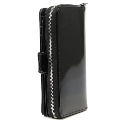 Portfel damski skórzany PIERRE CARDIN 07 SHINY 116 Czarny