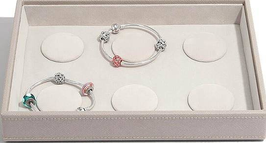 Szkatułka na bransoletki charms Stackers taupe