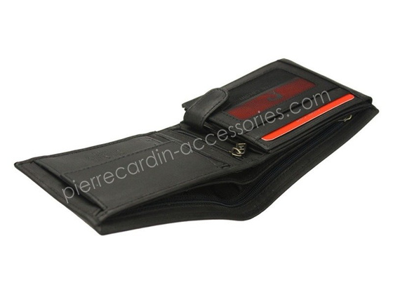 Portfel męski skórzany PIERRE CARDIN TILAK28 325 RFID Czarny