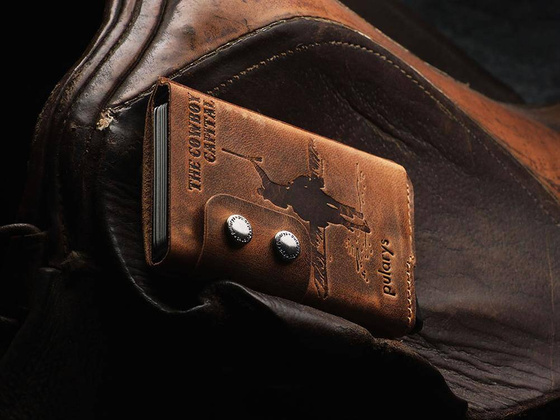 "THE COWBOY CAPITAL" Portfel RFID - SADDLE LEATHER 1950