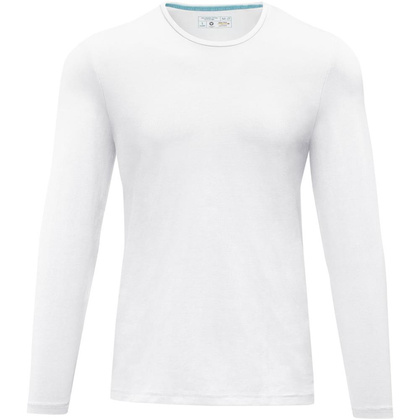 Męski T-shirt organiczny Ponoka z długim rękawem