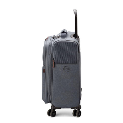 Delsey Maubert 2.0 mała antracytowa miękka walizka kabinowa na kółkach 55 cm