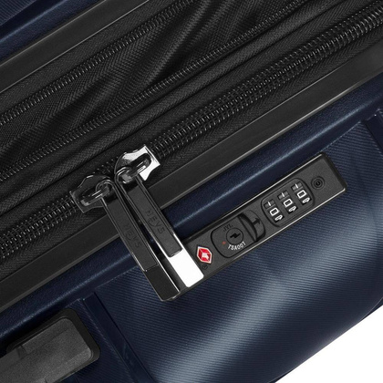 Heys Milos duża granatowa walizka na kółkach 76 cm