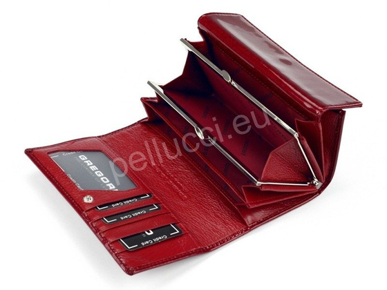 Portfel damski skórzany PELLUCCI PT-107 Niebieski