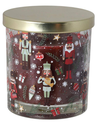 Świeczka w szkle żurawina duża