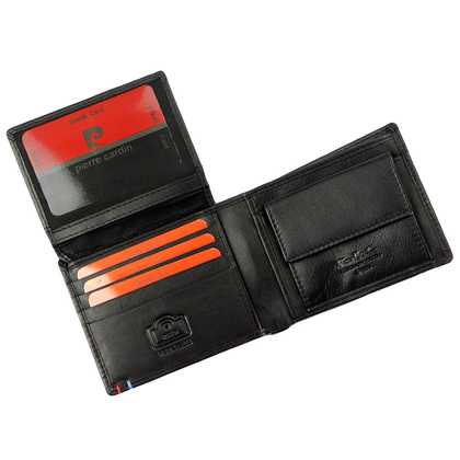 PORTFEL SKÓRZANY Pierre Cardin YS606 8825 czarny