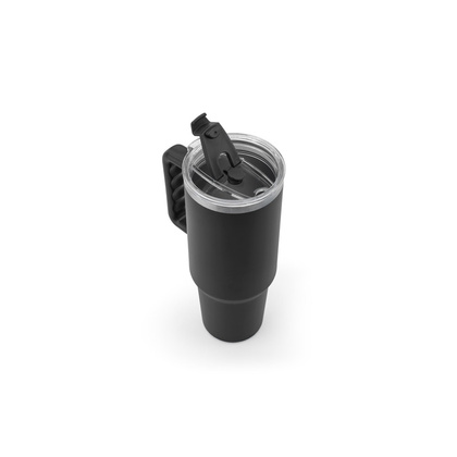 JOYNER XL. Duży kubek podróżny ze stali nierdzewnej (91% z recyklingu) z podwójnymi ściankami izolowanymi próżniowo i matowym wykończeniem 1300 ml