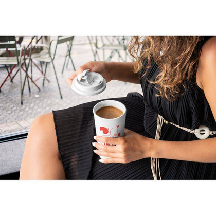 CUPPARI. Kubek podróżny Czarny