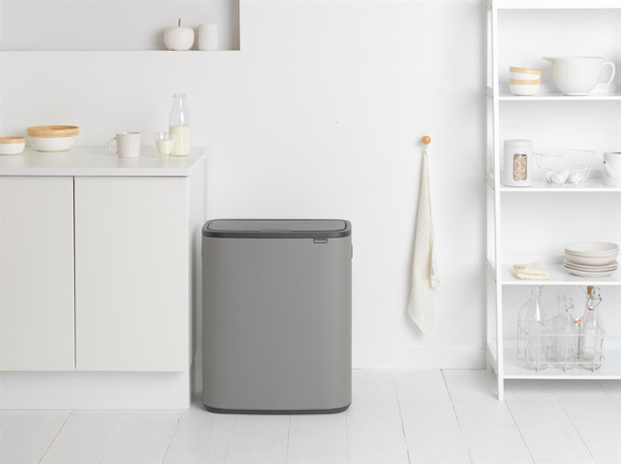Kosz na śmieci Touch Bin BO 60l mineralny szary 223129