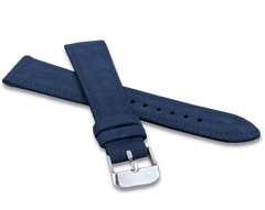 LAVVU Niebieski szyty pasek SUEDE z luksusowej skóry Top Grain - 14