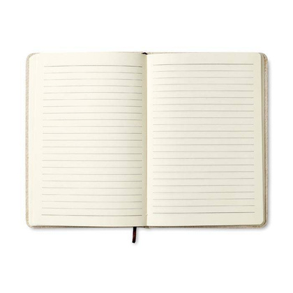 Notes A6 z płócienną okładką