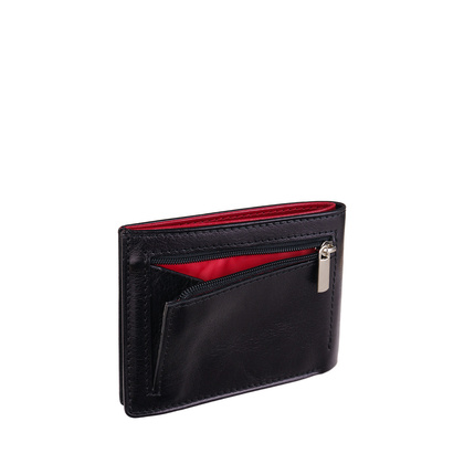 Czarny portfel skórzany Canaletto z ochroną RFID – elegancja i funkcjonalność na co dzień PD1167s163165 RFID