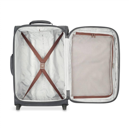 Delsey Maubert 2.0 Mała miękka walizka kabinowa 55 cm antracyt