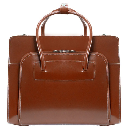 Teczka damska skórzana McKlein Lake Forest Brązowa