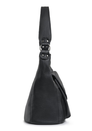 Torebka skórzana na ramię KEMER VOOC EP20 Czarna