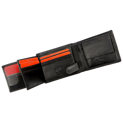 Portfel męski skórzany PIERRE CARDIN YS603 323 Czarny