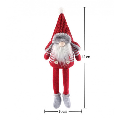 KRASNAL ŚWIĄTECZNY BOŻE NARODZENIE  41 cm Z PLUSZU KSN10