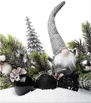 Bombki choinkowe komplet 37 szt. nietłukących plastikowych bombek