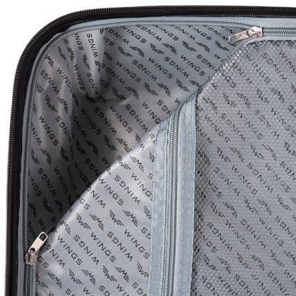Zestaw 3 walizek WINGS 0125 D.GREY