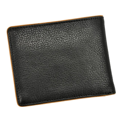 Portfel męski skórzany PIERRE CARDIN YS17 8806 czarny + czerwony