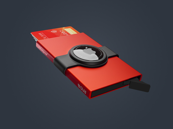 Etui na karty kredytowe RFID ZEN  z uchwytem na AirTag 2157