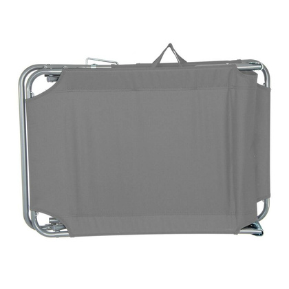 ŁÓŻKO TURYSTYCZNE KEMPINGOWE SKŁADANE SZARE