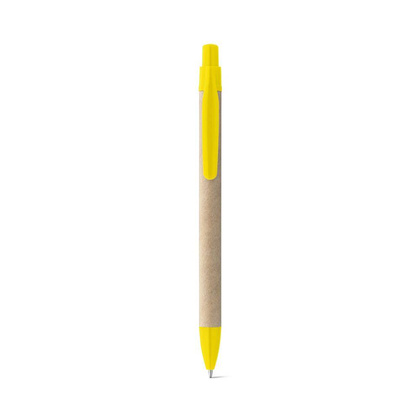 REMI. Długopis z papieru kraft z klipsem