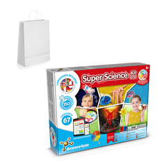 6 in 1 Super Science Kit II. Gra edukacyjna dostarczany z papierową torebką prezentową