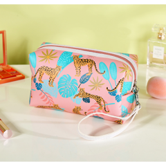 Kosmetyczka rozkładana podłużna safari kuferek KS81