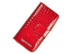 Portfel damski skórzany PELLUCCI BC-116 Czerwony