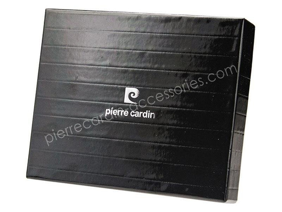 Portfel męski skórzany PIERRE CARDIN YS520.1 8805 RFID Czarny