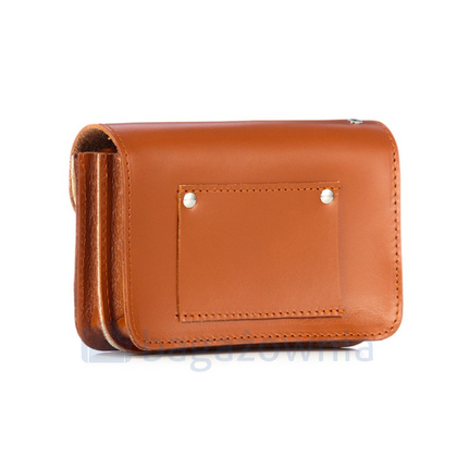 BIG SASZETKA SKÓRZANA DO PASKA KEMER VOOC Vintage P111 BEŻOWA