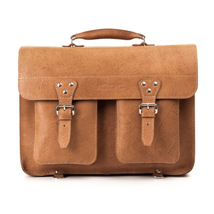 BIG torba biznesowa skórzana KEMER VOOC TC12 Camel Edycja Limitowana