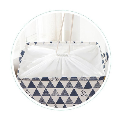 Pojemnik na zabawki kosz, worek na pranie ze ściągaczem 50x40x50 cm OR52WZ11