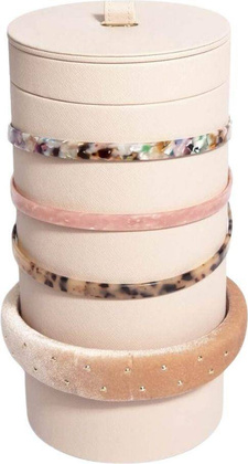 Organizer na akcesoria do włosów Stackers różowy