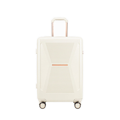 Średnia walizka PUCCINI MALIBU PC031B 0 Biała