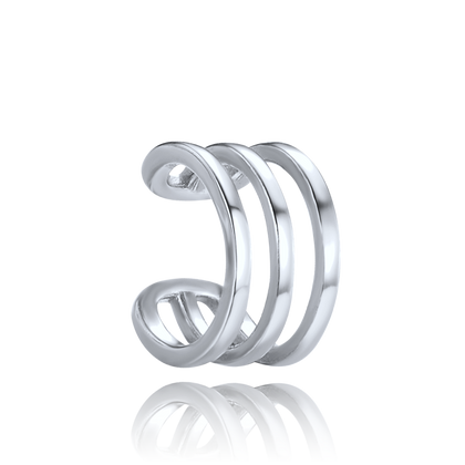 MINET Srebrna nausznica ear cuff