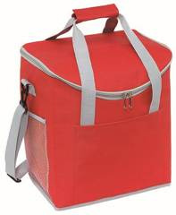 Torba izotermiczna FROSTY, czerwony, szary