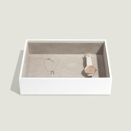 Szkatułka na biżuterię Stackers open classic biała