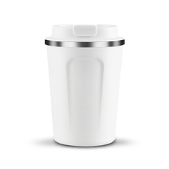 ASOBU Kubek termiczny do kawy CAFE COMPACT WHITE, 384ml