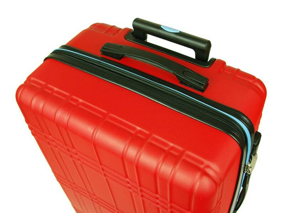 Średnia walizka DIELLE 130 Czerwona