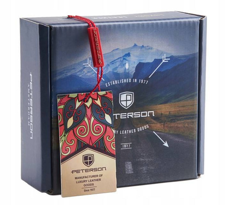 Elegancki skorzany pasek z metalowa klamra automatyczna