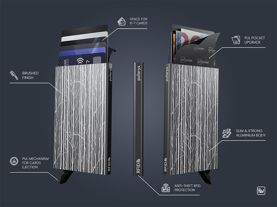 Etui na karty kredytowe RFID ZEN "WINTER BIRCHES" 1923