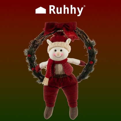 Wianek świąteczny na drzwi- "Elf" Ruhhy 22350